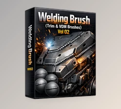 Welding Brush - Trim & VDM Brushes by Artstation (Vol 02)
