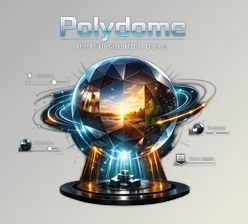 Polydome - The Ultimate Hdri Dome for Blender by Superhivemarket (v2.0.0)
