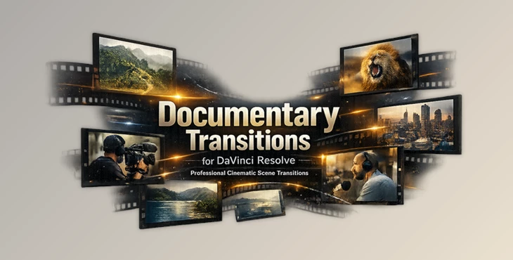 Documentary Transitions for DaVinci Resolve