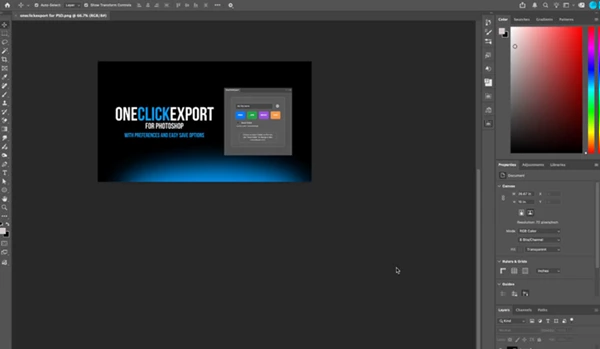 OneClickExport for Photoshop