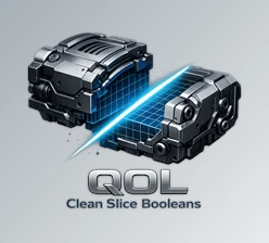 Qol Clean Slice Booleans - Blender Addon by Superhivemarket (v1.0.1)