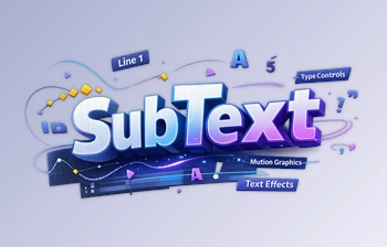 Subtext - Caption Editor for Premiere Pro by <span class='badge badge-warning'>Aescripts</span> (v1.0.0)