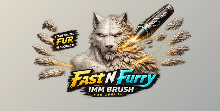 Fast n Furry Brushes for ZBrush