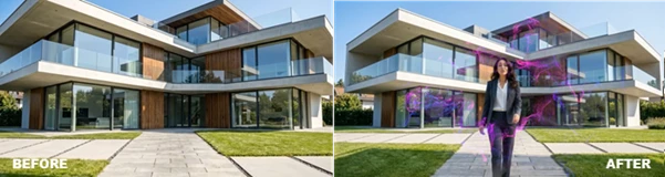 Real Estate Walk-Through Transitions