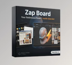 Zap Board - Your Reference Board in Blender by Superhivemarket (v1.0.2)