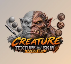 Creature Texture and Skin Brushes Pack by Pablander Academy