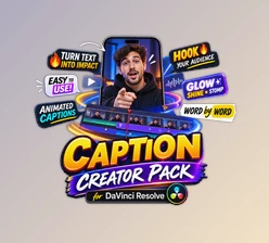 Caption Creator Pack for DaVinci Resolve by NeoEditFX