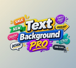 Text Background Pro - Photoshop Tool by Aescripts (v1.0.0)