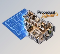 Procedural Interiors for Blender by Superhivemarket (v1.0)