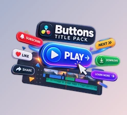 Buttons Title Pack by Video Editor Studio 