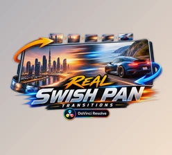 Real Swish Pan Transitions for DaVinci Resolve by Videohive (64654818)