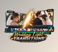 Wedding Light Transitions for DaVinci Resolve by Videohive (64677413)