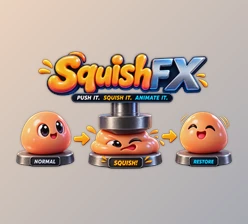 Squishfx - Dynamic Soft-Body Effects for Blender by Superhivemarket (v3.3.0)