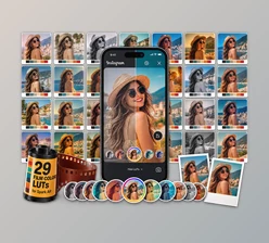 29 Film Color LUTs for Spark AR by Dirtybarn