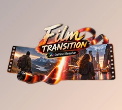 Film Transition For DaVinci Resolve by Videohive (61693891)