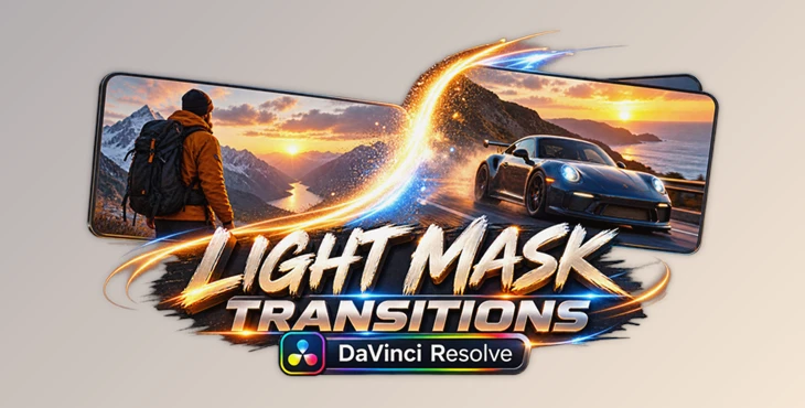 Light Mask Transitions for DaVinci Resolve