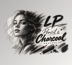 LP Pencil & Charcoal Brushes by Lucas Peinado