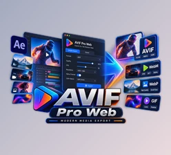 AVIF Pro Web - AE Media Export Tool by Aescripts (v1.0.1)