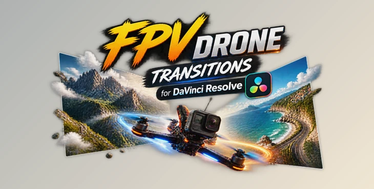 FPV Drone Transitions for DaVinci Resolve