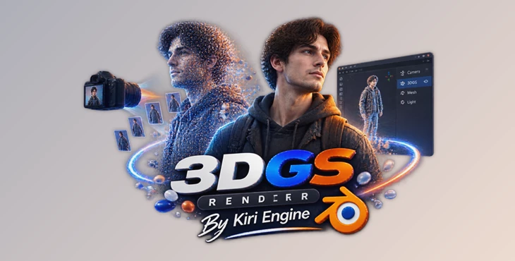 3Dgs Render By Kiri Engine