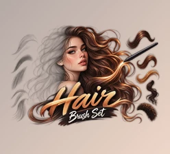 Hair Brush Set - 33 Brushes for Photoshop by FilterGrade (Zsolt Kosa)