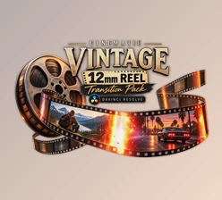 Cinematic Vintage 12mm Reel Transition Pack For DaVinci Resolve by Videohive (64441337)