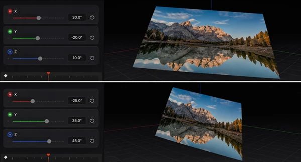 3D Space Adjustment Tool Final Cut Pro
