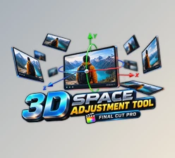 3D Space Adjustment Tool Final Cut Pro by FCPX Full Access