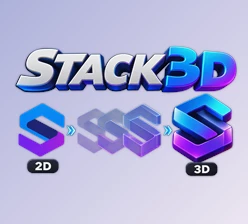 STACK3D - 3D Logo And Artwork Tool for AE by Aescripts (v1.2)