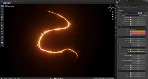 Light Trails Generator