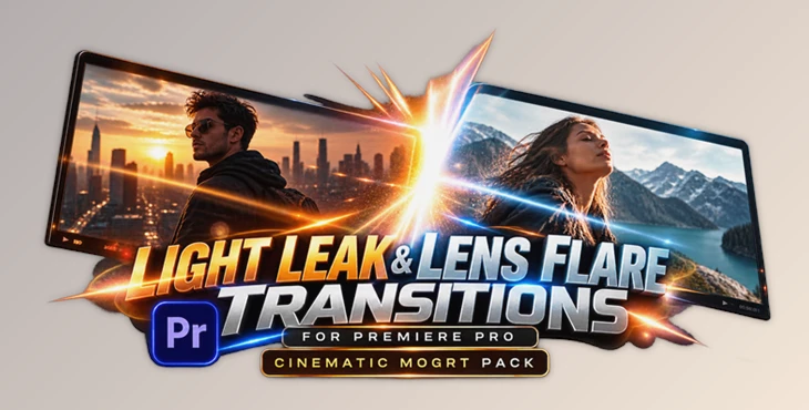 Light Leak & Lens Flare Transitions