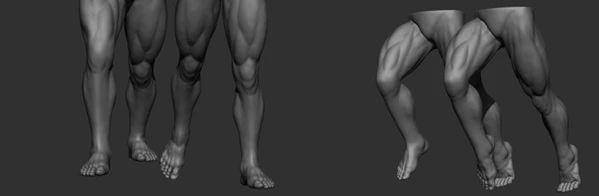 26 Male leg poses by Artstation