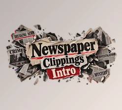 Newspaper Clippings Intro for AE by Videohive (64975640)