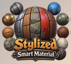 Stylized Smart Material for Substance 3D Painter by Artstation (v3.0)