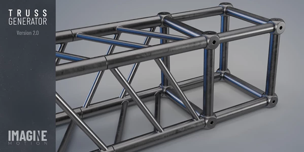 Truss Generator - Geometry Nodes Based by superhivemarket