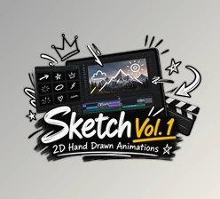 Sketch (Vol 1): 2D Hand Drawn Animations by SICKBOAT