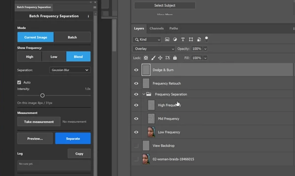 Batch Frequency Separation by aescripts 