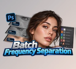 Batch Frequency Separation - Photoshop Plugin by Aescripts (v1.1.0)