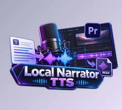 Local Narrator TTS - Audio Tool for Premiere Pro by Aescripts (v2.1.1)