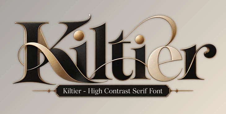 Kiltier - High Contrast Serif