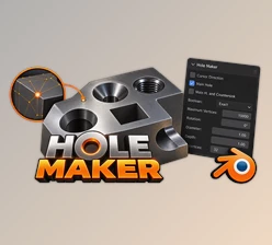 Hole Maker: Blender Addon by Superhivemarket (v3.0)