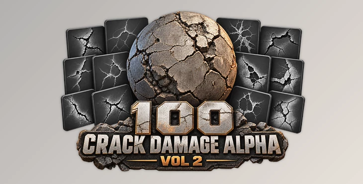 100 Crack Damage Alpha Vol 2 