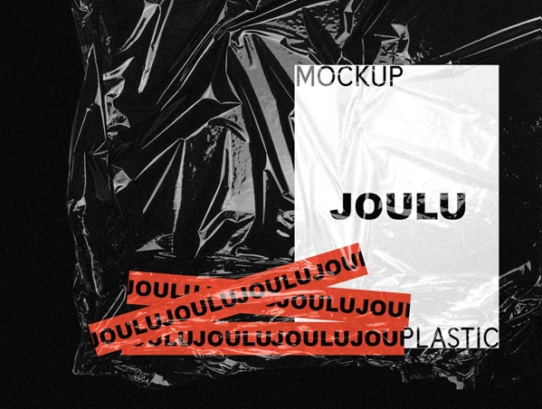 JOULU - Plastic Wrinkle Mockup by Creativemarket (3320756)