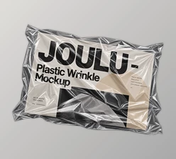 JOULU - Plastic Wrinkle Mockup by Creativemarket (3320756)