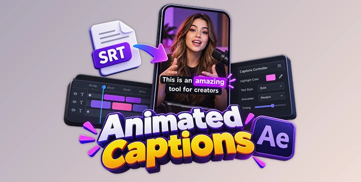 Animated Captions | SRT Subtitle Import & Word Highlight 
