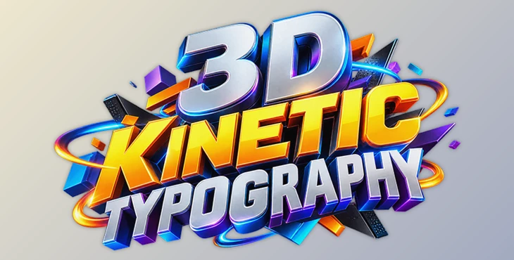 3D Kinetic Typography