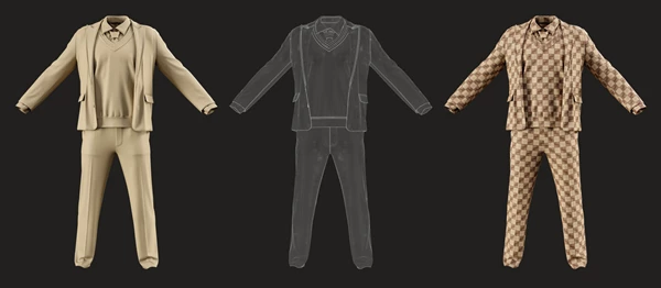 School Outfit Set 03 - Boy & Girl by Superhivemarket