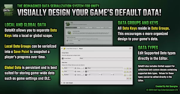 Data Kit - The Reimagined Save Game System by Unity Asset Store 