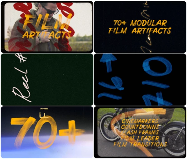 FILM ARTIFACTS: VINTAGE FILM EFFECTS | OLD FILM TEXTURE by Sickboat