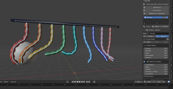 SpringFX – High-Performance Bone Physics by Superhivemarket